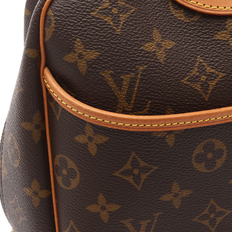 路易威登 Deauville 保齡球化妝包 M47270 字母帆布 二手 LV-7