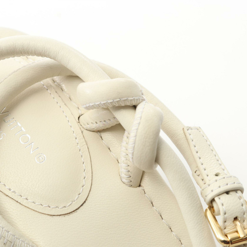 路易威登 (LOUIS VUITTON) 經典Logo涼鞋,白色真皮,36.5碼,二手女款-8