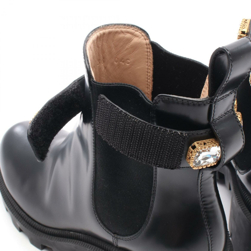 GUCCI GG Marmont 女款皮靴 550036 黑色 36碼-10