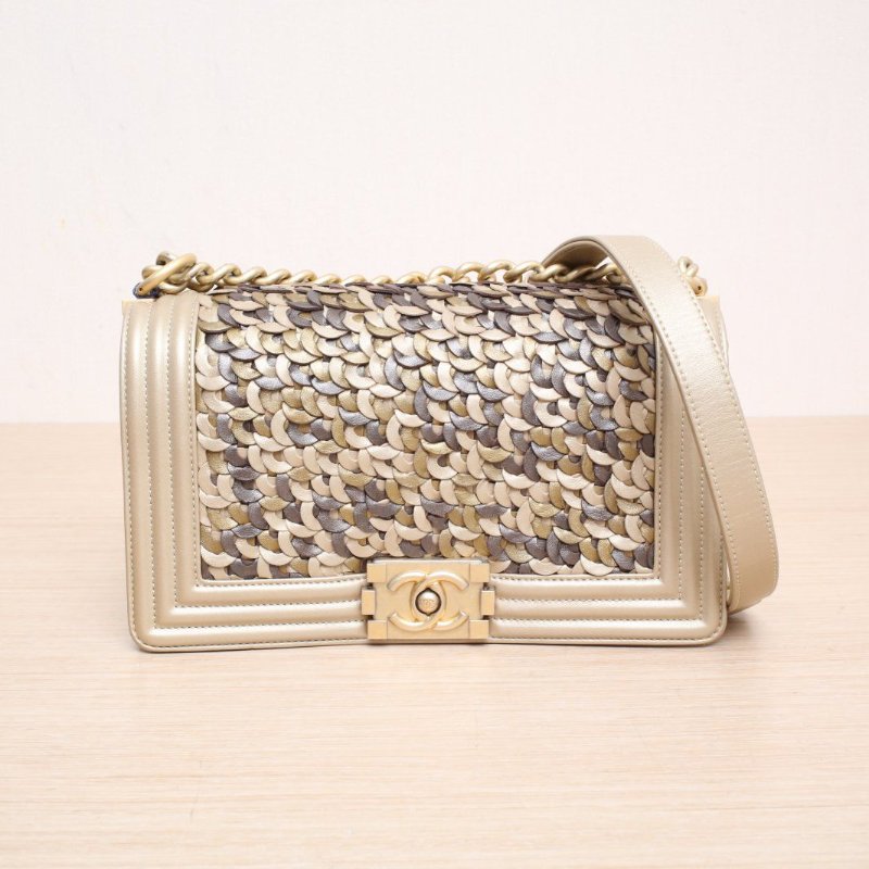 CHANEL(香奈兒) Leboy 中號 25cm 金色 25開 金扣-2