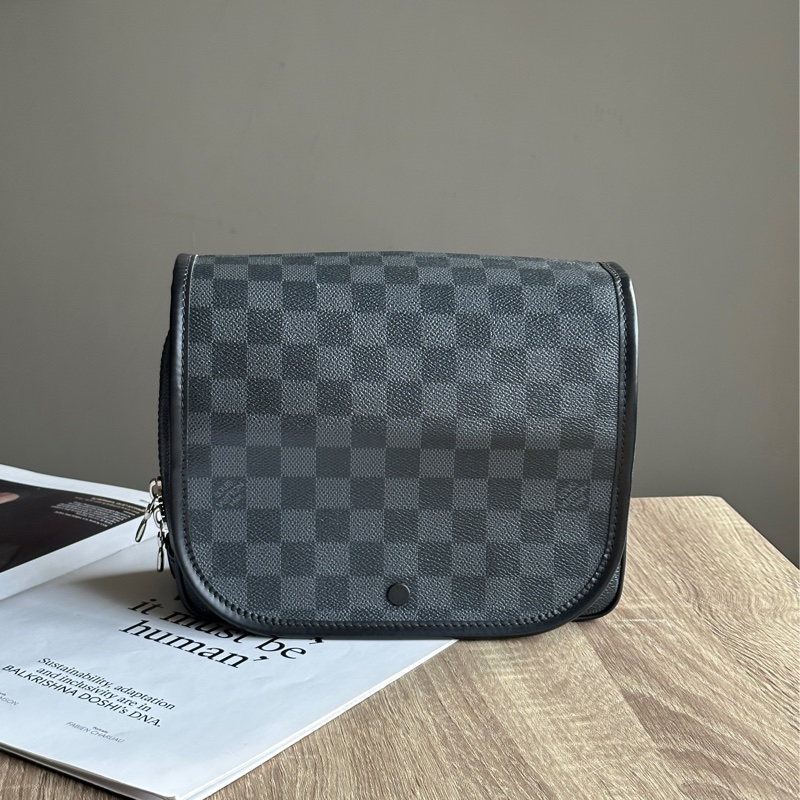 ˗ˏˋ 老錢精緻生活方式 º· 𓈒꙳ ˖ Louis Vuitton N41419 Trousse 棋盤格 盥洗包 洗漱包-1