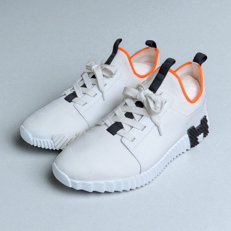 莉亞精品♡Hermes 牛皮網眼運動鞋 尺碼45-0