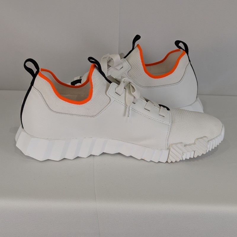 莉亞精品♡Hermes 牛皮網眼運動鞋 尺碼45-7