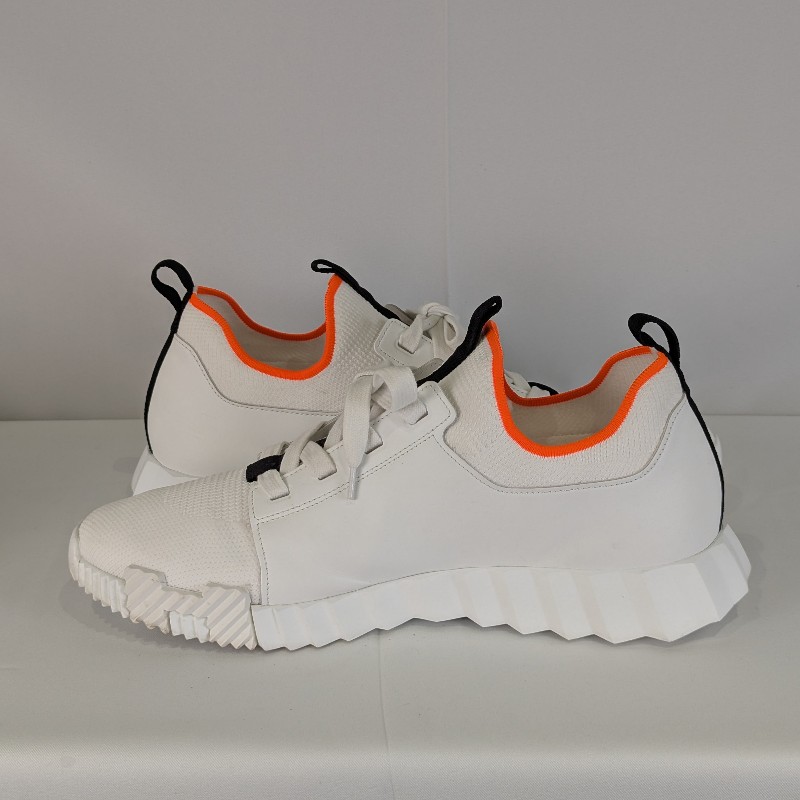 莉亞精品♡Hermes 牛皮網眼運動鞋 尺碼45-8