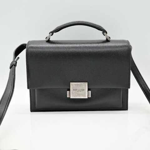 SAINT LAURENT 聖羅蘭  Bellechasse 黑色牛皮 手提包 斜背包 單肩包