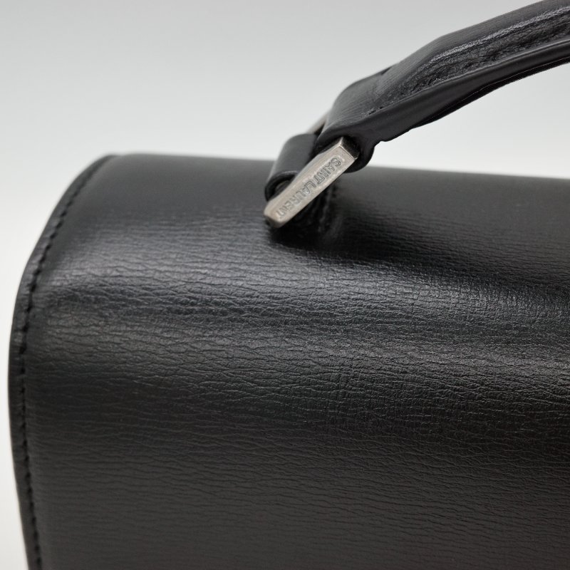 SAINT LAURENT 聖羅蘭  Bellechasse 黑色牛皮 手提包 斜背包 單肩包-8