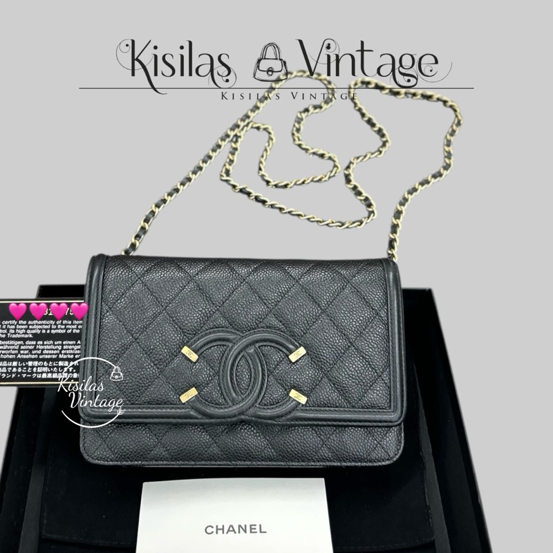 Chanel Caviar WOC荔皮枝-0