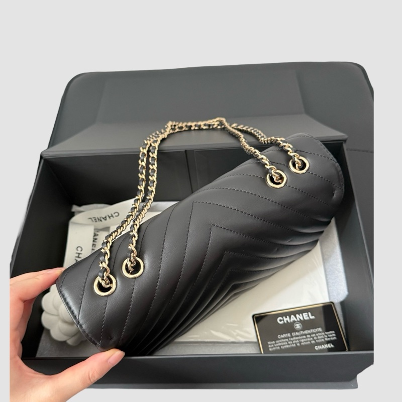 Chanel 小牛皮Flap bag-6