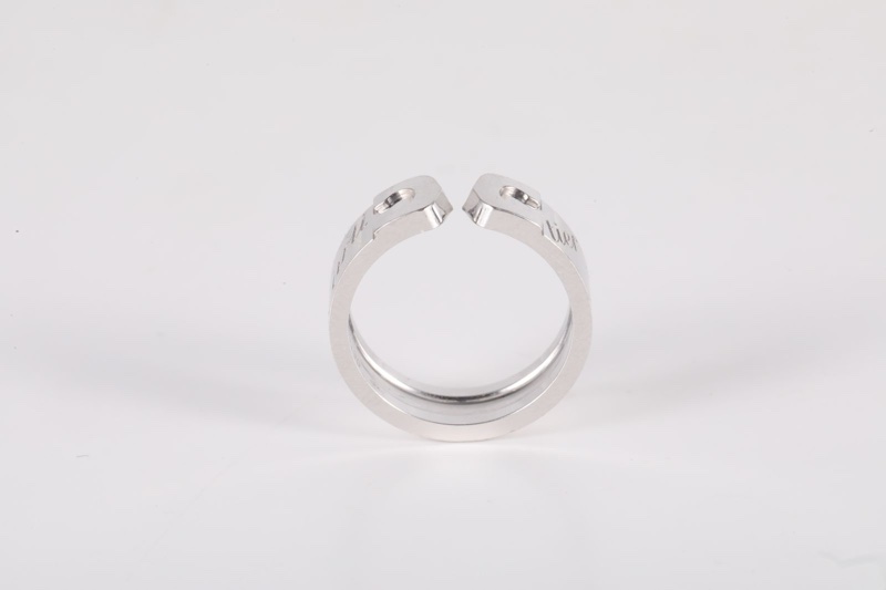 CARTIER(卡地亞) 18K白金 白金 天使之吻戒指 18K-2