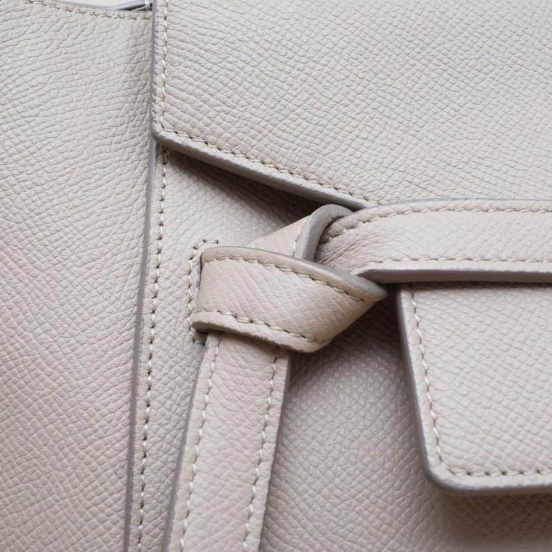 CELINE(思琳) 奶茶色 金扣 Belt 鯰魚包 大號 30CM-7