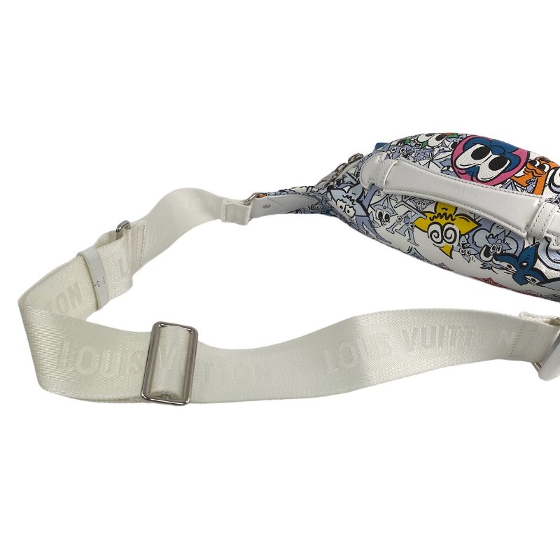△ Louis Vuitton 路易威登 Bumbag Multipocket Printemps-Ete 2023 White, Multi-color Coated Canvas Sling Bag M21853 白色,多色塗層帆布護心袋 M21853 -257014598-6