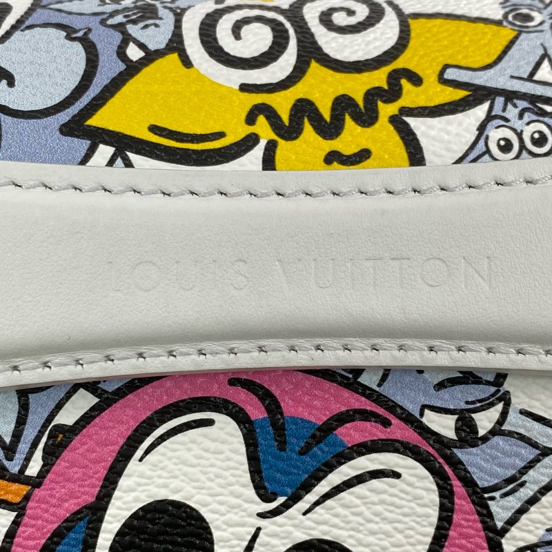 △ Louis Vuitton 路易威登 Bumbag Multipocket Printemps-Ete 2023 White, Multi-color Coated Canvas Sling Bag M21853 白色,多色塗層帆布護心袋 M21853 -257014598-14