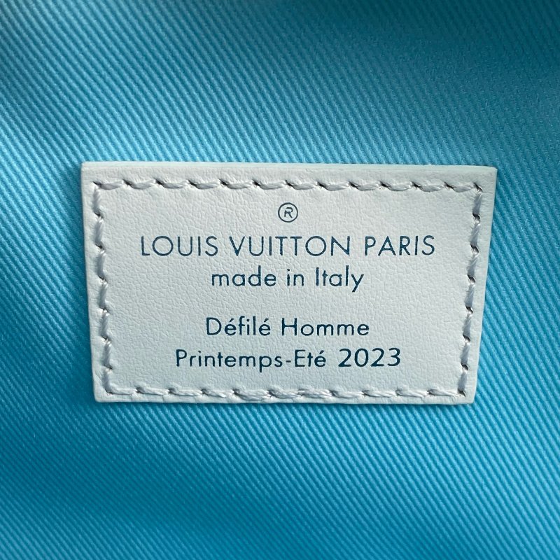 △ Louis Vuitton 路易威登 Bumbag Multipocket Printemps-Ete 2023 White, Multi-color Coated Canvas Sling Bag M21853 白色,多色塗層帆布護心袋 M21853 -257014598-15