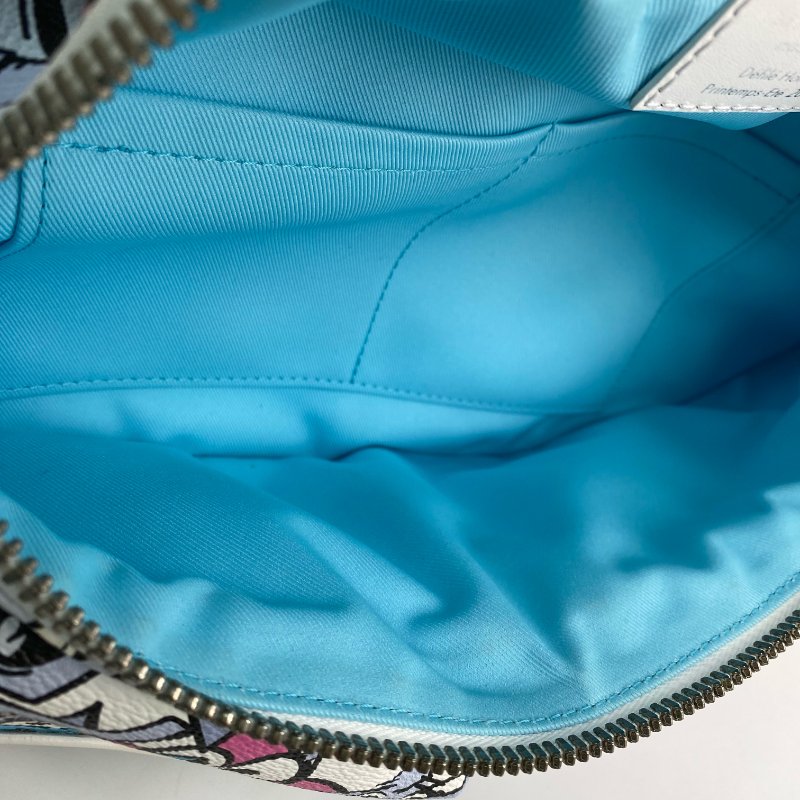 △ Louis Vuitton 路易威登 Bumbag Multipocket Printemps-Ete 2023 White, Multi-color Coated Canvas Sling Bag M21853 白色,多色塗層帆布護心袋 M21853 -257014598-16