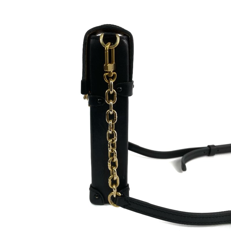 △ Louis Vuitton 路易威登 Pochette Trunk Vertical Rose Ballerine Pink, Black Epi Leather, Calfskin Chain Cross-body Bag M67872 粉紅色, 黑色Epi 皮革, 小牛皮鏈條斜背袋 M67872 -257014430-2