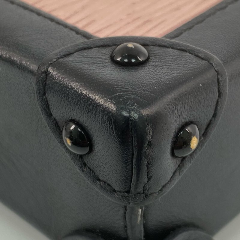 △ Louis Vuitton 路易威登 Pochette Trunk Vertical Rose Ballerine Pink, Black Epi Leather, Calfskin Chain Cross-body Bag M67872 粉紅色, 黑色Epi 皮革, 小牛皮鏈條斜背袋 M67872 -257014430-9