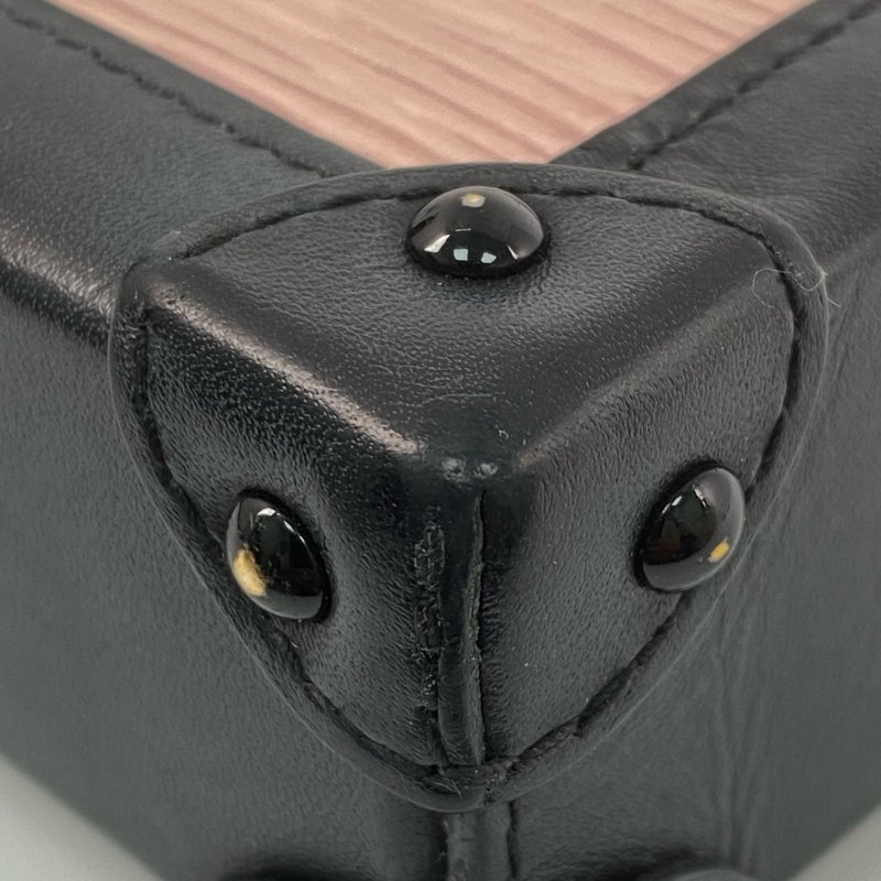 △ Louis Vuitton 路易威登 Pochette Trunk Vertical Rose Ballerine Pink, Black Epi Leather, Calfskin Chain Cross-body Bag M67872 粉紅色, 黑色Epi 皮革, 小牛皮鏈條斜背袋 M67872 -257014430-10