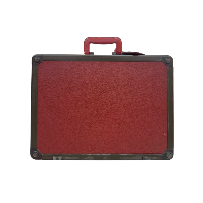 Louis Vuitton 硬箱 紅皮革旅行箱-0