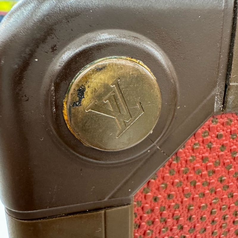 Louis Vuitton 硬箱 紅皮革旅行箱-12