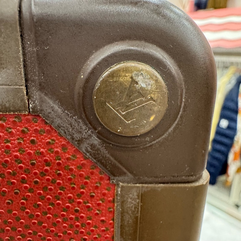 Louis Vuitton 硬箱 紅皮革旅行箱-13