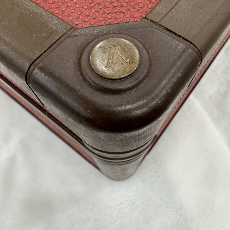 Louis Vuitton 硬箱 紅皮革旅行箱-24