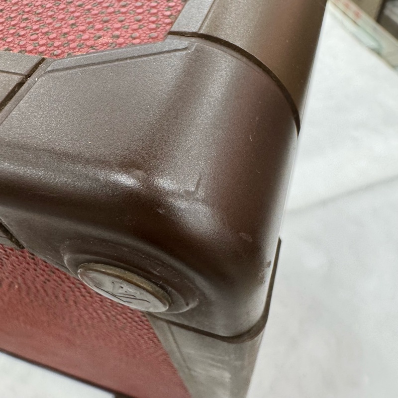 Louis Vuitton 硬箱 紅皮革旅行箱-28