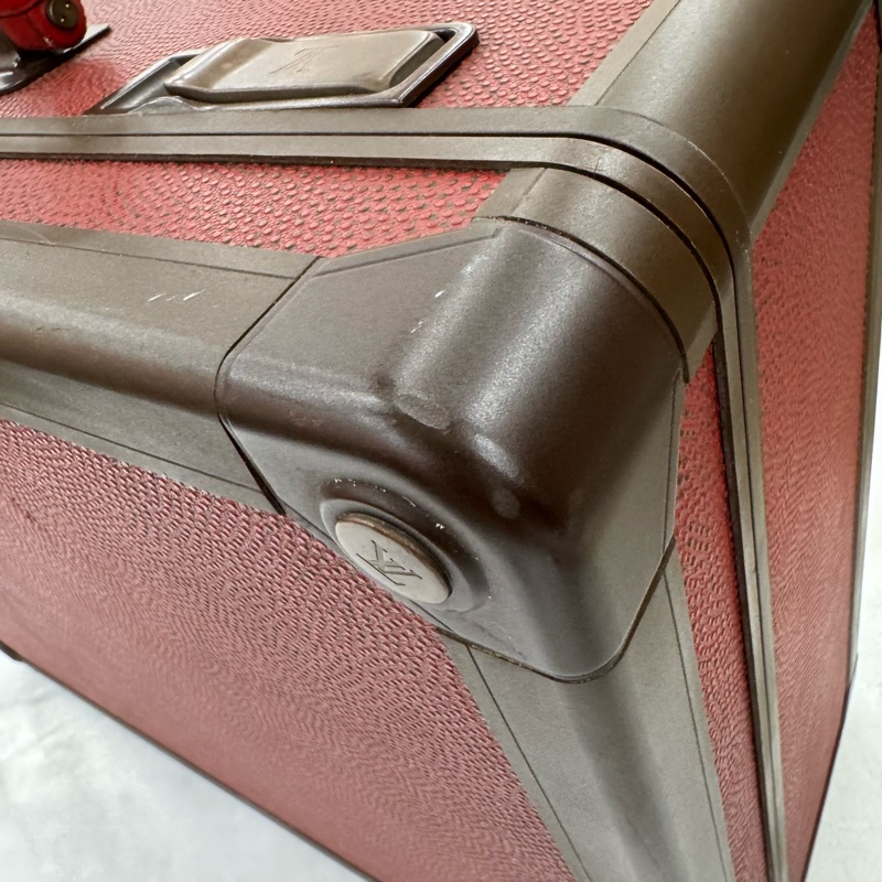 Louis Vuitton 硬箱 紅皮革旅行箱-30