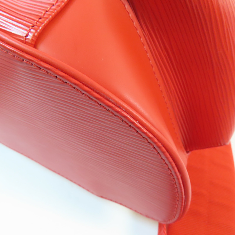LOUIS VUITTON Epi Supreme Christopher Backpack銀扣背包-5