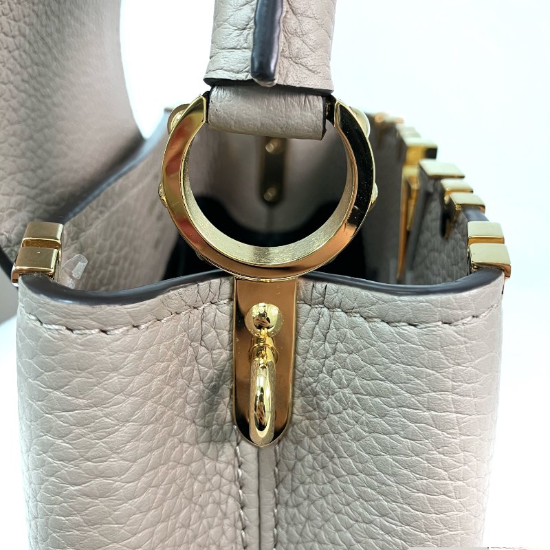 △ Louis Vuitton 路易威登 Beige Calfskin Capucines Mini 2 Way Bag M24567 淺褐色小牛皮兩用袋 - 257015360-19
