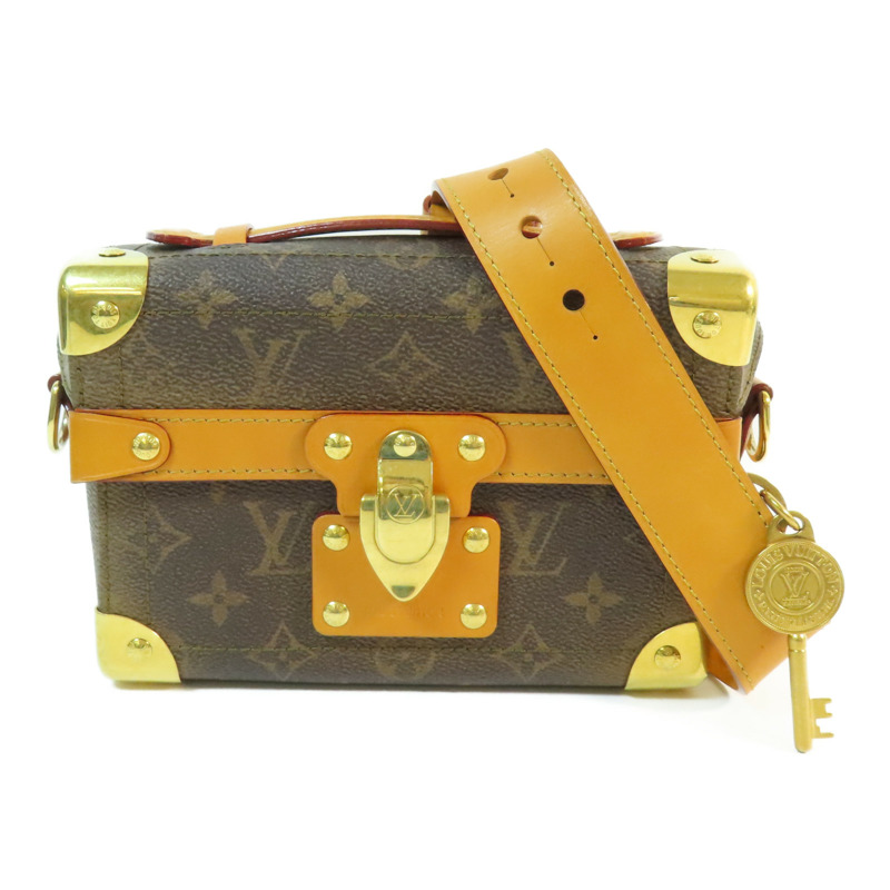 LOUIS VUITTON Monogram Soul Trunk金扣手挽肩背兩用袋-0