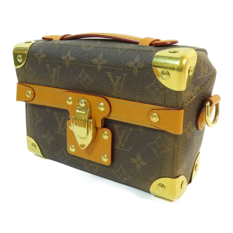 LOUIS VUITTON Monogram Soul Trunk金扣手挽肩背兩用袋-1