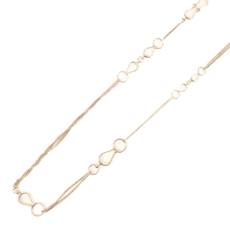 HERMES 925純銀Collier Sautoir Arabesque項鍊-0