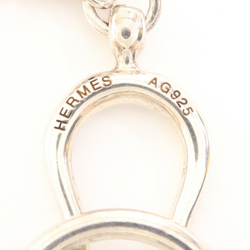 HERMES 925純銀Collier Sautoir Arabesque項鍊-6