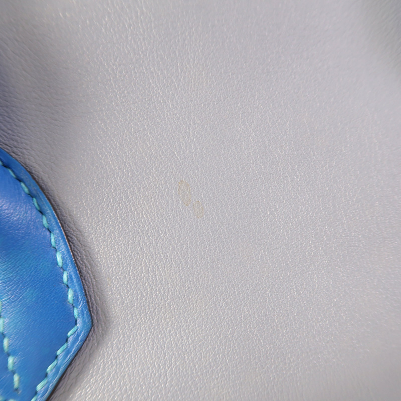 HERMES Swift皮革Birkin 30銀扣手挽袋Ultraviolet/Bleu Hydra/Ciel-13