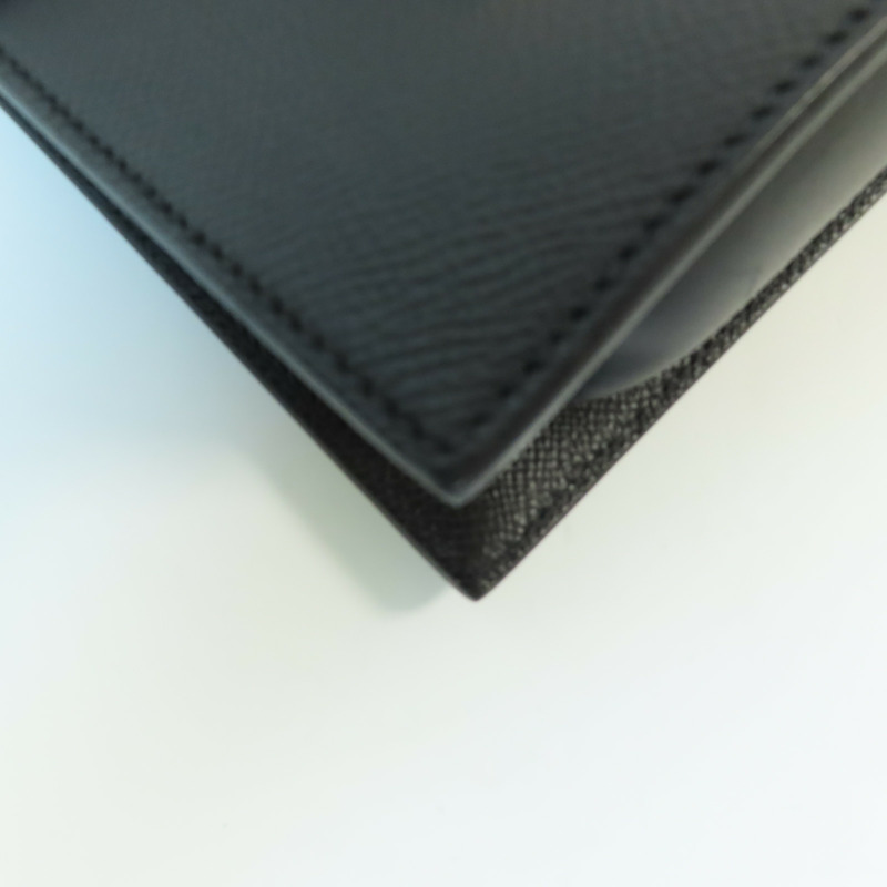 HERMES Swift皮革/Epsom皮革Sacabar 24金扣肩背袋Noir-4