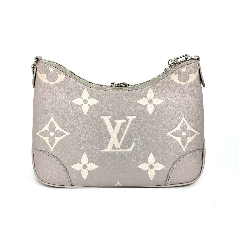 △ Louis Vuitton 路易威登 Grey Bicolor Monogram Empreinte Calfskin Boulogne PM Chain Shoulder Bag M14211 灰色小牛皮經典老花鎖鏈肩背袋 - 257015201-2
