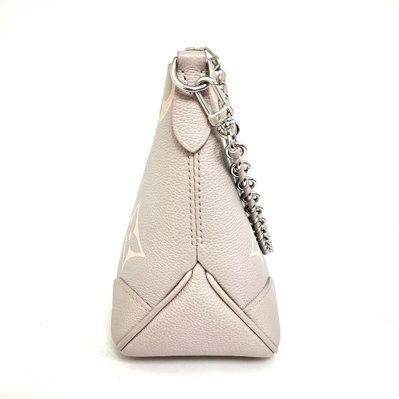 △ Louis Vuitton 路易威登 Grey Bicolor Monogram Empreinte Calfskin Boulogne PM Chain Shoulder Bag M14211 灰色小牛皮經典老花鎖鏈肩背袋 - 257015201-4
