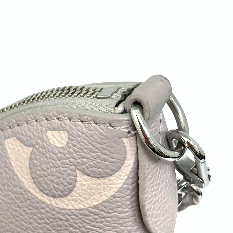 △ Louis Vuitton 路易威登 Grey Bicolor Monogram Empreinte Calfskin Boulogne PM Chain Shoulder Bag M14211 灰色小牛皮經典老花鎖鏈肩背袋 - 257015201-8