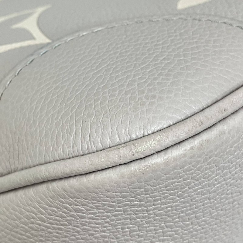 △ Louis Vuitton 路易威登 Grey Bicolor Monogram Empreinte Calfskin Boulogne PM Chain Shoulder Bag M14211 灰色小牛皮經典老花鎖鏈肩背袋 - 257015201-9