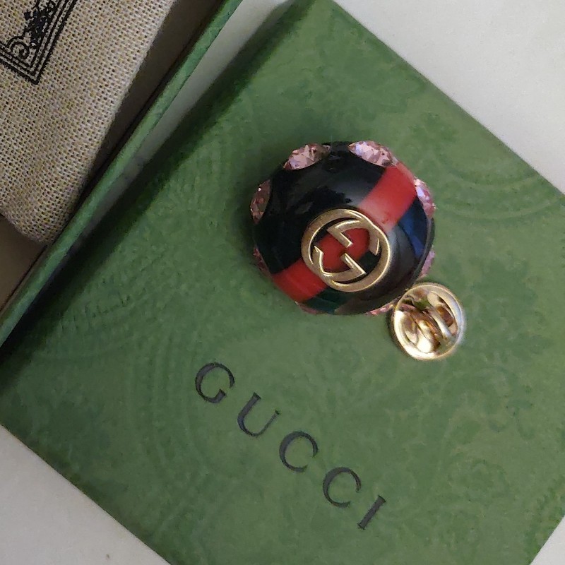 Gucci 復古絲帶GRG徽章-0