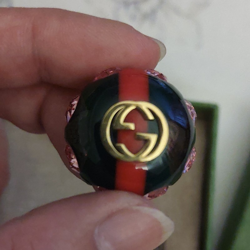 Gucci 復古絲帶GRG徽章-6