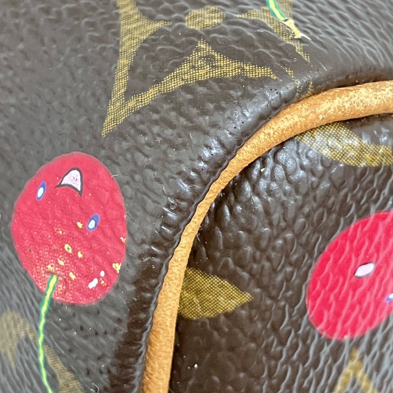 △ Louis Vuitton 路易威登 Brown Coated Canvas Monogram Cherry Speedy 25 Hand Bag M95009 啡色塗層帆布經典老花櫻桃手袋 - 257015085-13