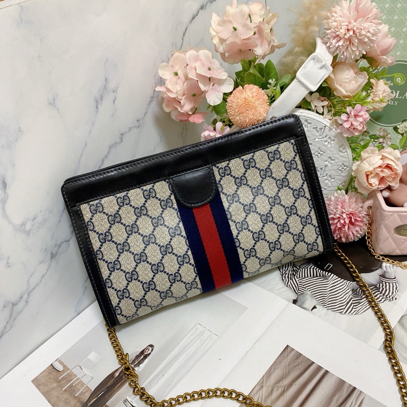 【GUCCI古馳】Ophidia系列手拿包鏈條包🏅-6