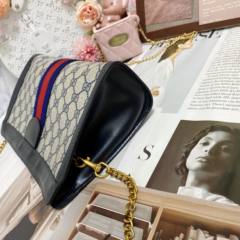 【GUCCI古馳】Ophidia系列手拿包鏈條包🏅-8