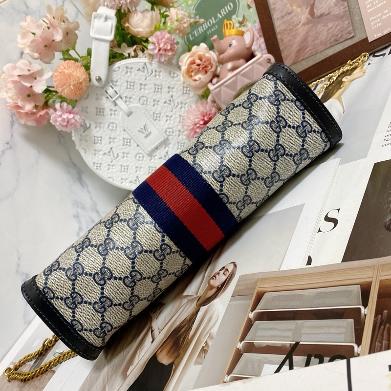 【GUCCI古馳】Ophidia系列手拿包鏈條包🏅-9