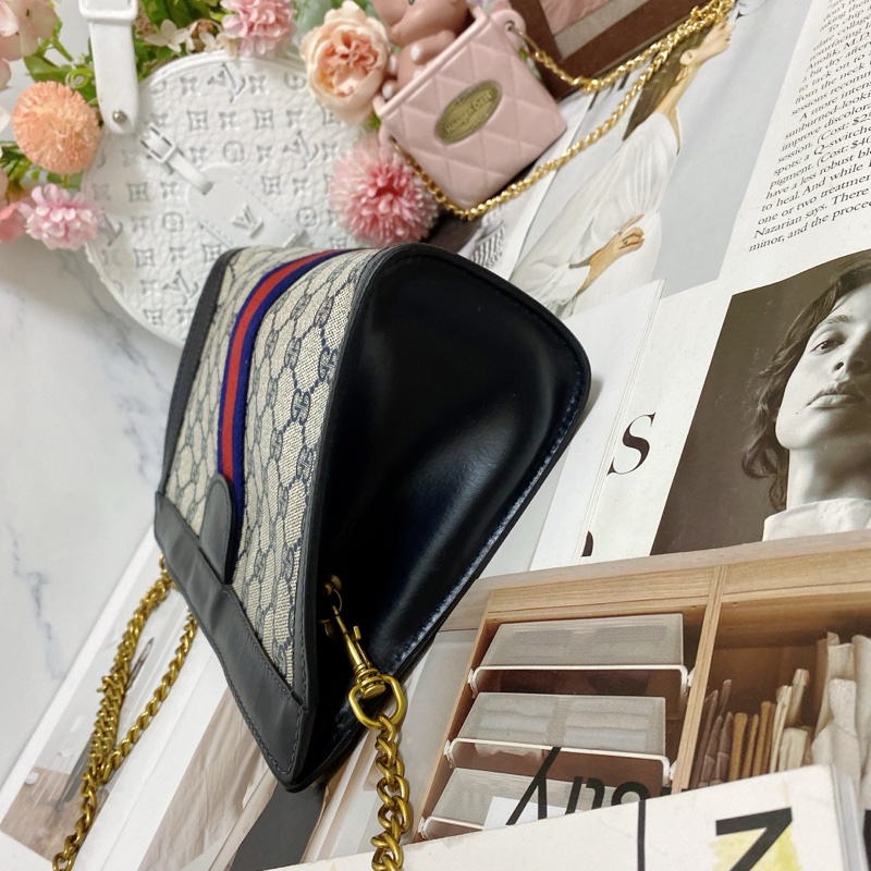 【GUCCI古馳】Ophidia系列手拿包鏈條包🏅-10