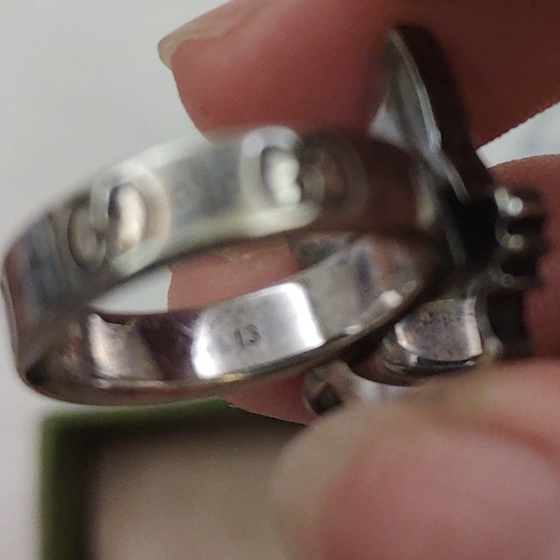 Gucci Bosco & Orso戒指925銀-12