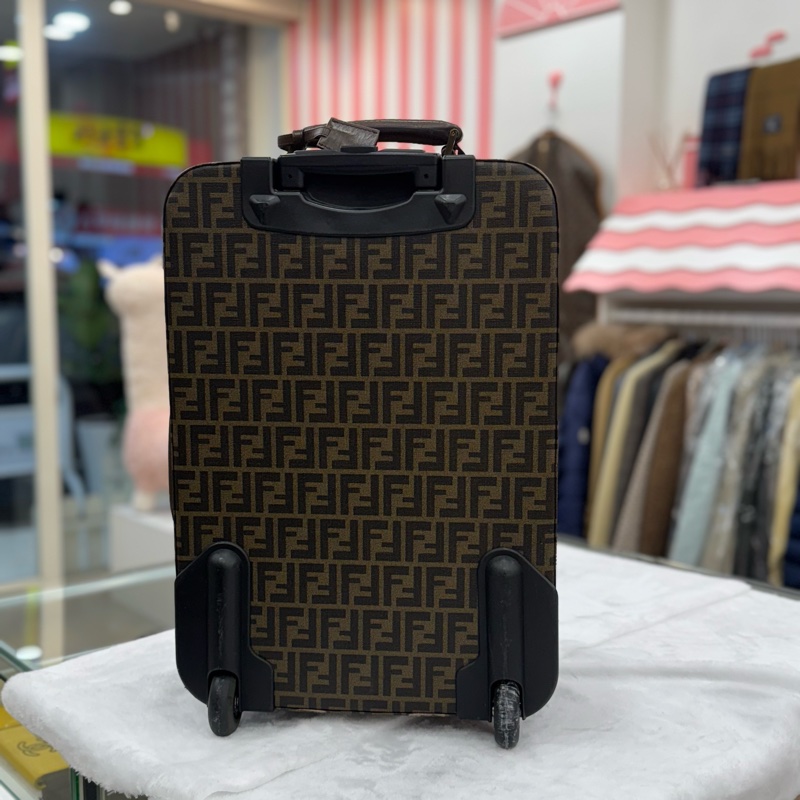 FENDI 老花小號行李箱-4