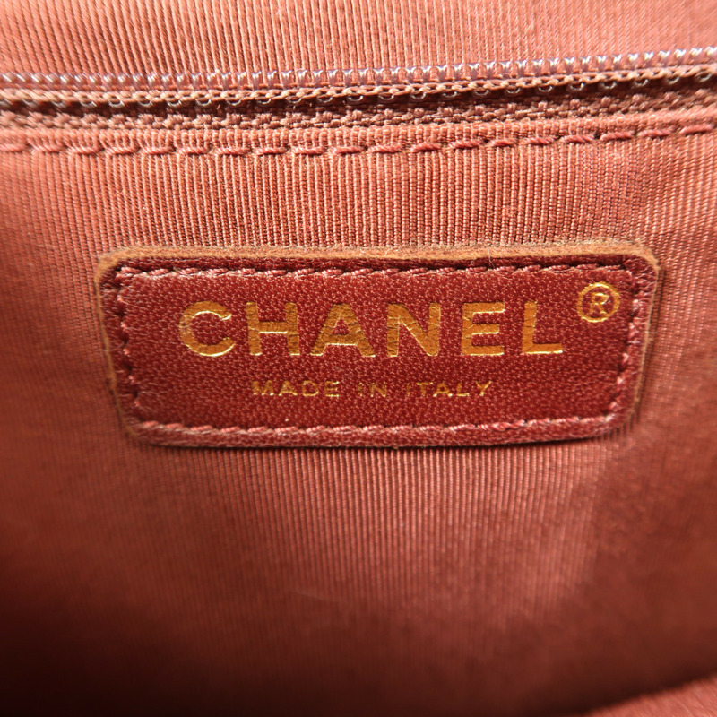 CHANEL 漆皮皮革2.55 Chain Shoulder金扣鏈帶肩背袋-5