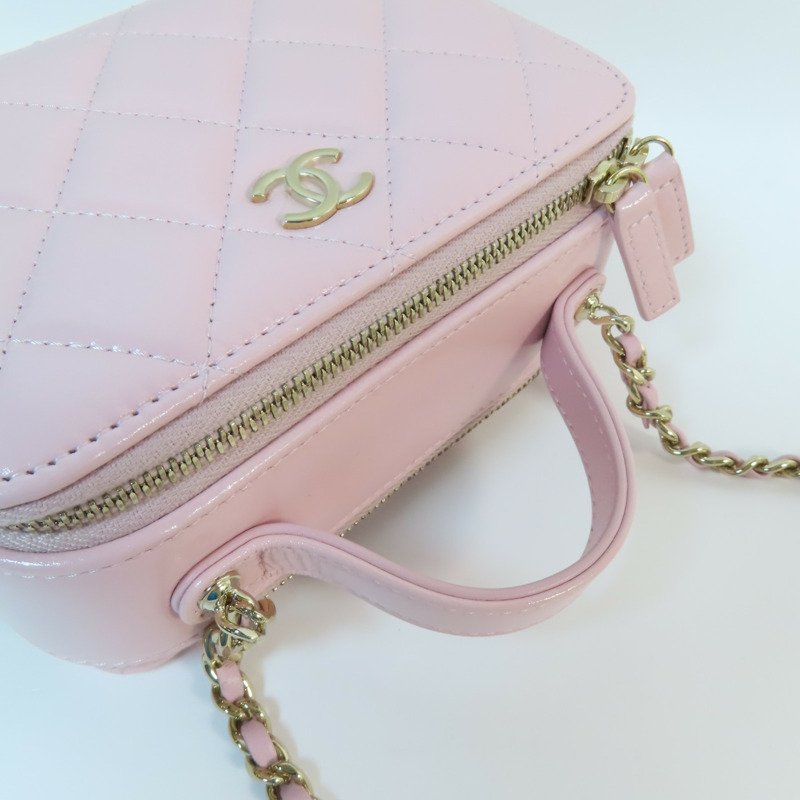 CHANEL 皮革2 Way Shoulder金扣手挽肩背兩用袋-13